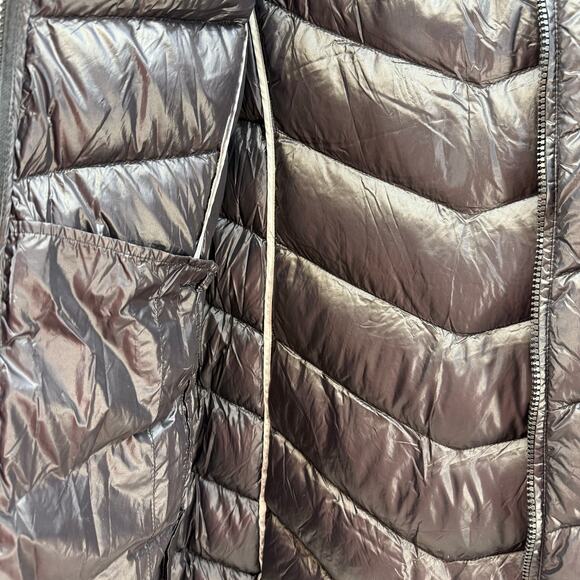 Andrew Marc Puffer Coat Women's L Black 650 Fill Power Down Classic Winter Gear - Picture 9 of 16